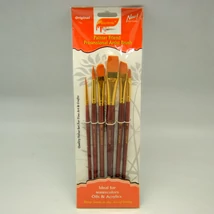 Ecset szett P6 bordó nyéllel vegyes fejű