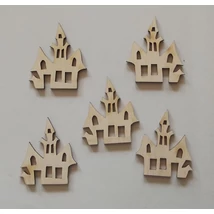 Halloween kastély 50*45*3 mm 1 db