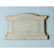 Kandalló   ívelt tetővel 120*73*3 mm