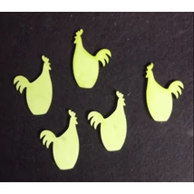 Tyúk 34*50*3 mm 1 db