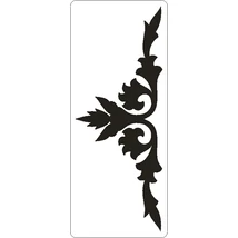 3D stencil 80*195*1 mm, diadém