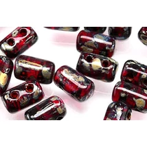 Rulla, TP90080  Sziám rubin - ezüst picasso  5 g