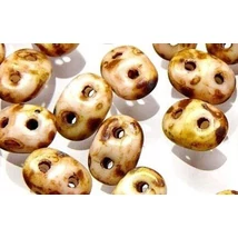 SuperDuo, T03000 Opak fehér picasso, 5 g