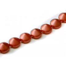 Tipp gyöngy Pasztel sötét korall 25010  5 db