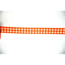 Dekorszalag kockás terrakotta 15 mm * 10 m