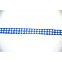 Dekorszalag kockás kék 15 mm * 10 m