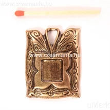 Medál nagy tégla pillangós