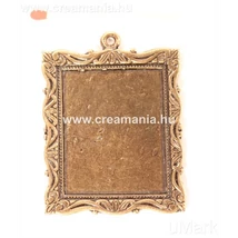 Medál alap tégla, 30*35 mm