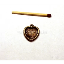 Medál alap szív kicsi