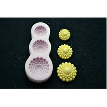 Marcipán/fondant mintázó, szilikon, krizantém Marcipán/fondant mintázó, szilikon, krizantém