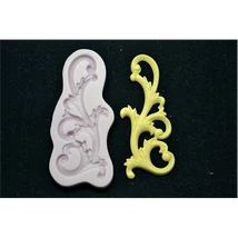 Marcipán/fondant mintázó, szilikon, inda minta áttört