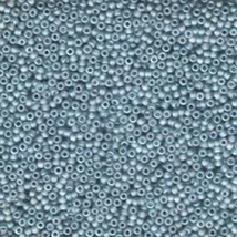 Miyuki kásagyöngy 11/0  11-92074  Matt opak halvány farmerkék lüszter  5g