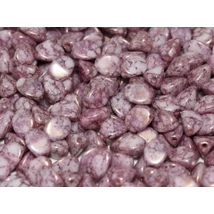 Pinch 5*3 mm Krétafehér alapon terrakota bíbor 03000 15496 5 g