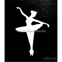 Papírkivágás balerina 3 db/cs