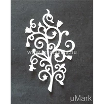 Papírkivágás indás, tulipános ág 3 db/cs