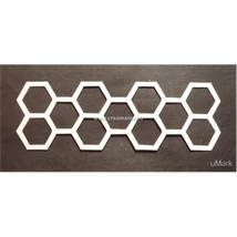 Papírkivágás rács méhsejt 2 db/cs