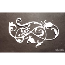 Papírkivágás tulipános ornamentika2. 3 db/csomag