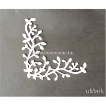 Papírkivágás leveles sarokdísz 3 db/csomag