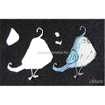 Papírkivágás Crazy bird3