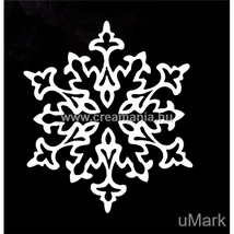 Papírkivágás díszes hópehely 3 db/csomag