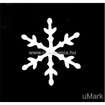 Papírkivágás hópehely egyszerű 3 db/csomag