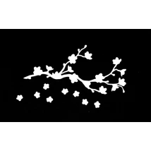 Papírkivágás cseresznyevirágos ág+virágok 2 klt/cs