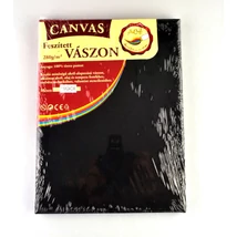 Feszített vászon fekete (keret 1,6*2,0 cm), 18*24 cm 