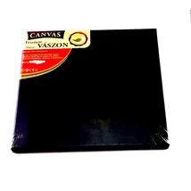 Feszített vászon fekete (keret 1,6*2,0 cm), 30*30 cm    