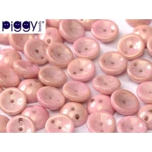 Piggy gyöngy 3000 - 14494 Kréta fehér alapon lila lüszter 20 db