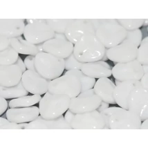 Rózsaszirom gyöngy 8*7 mm Krétafehér 03000  10 db