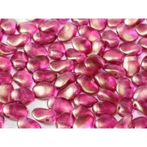 Tulipánszirom gyöngy 6*8 mm Kristály francia rózsaszín 00030 29260 10 db