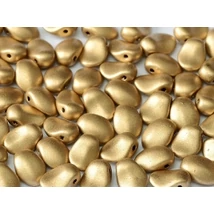 Tulipánszirom gyöngy 6*8 mm Azték arany 01710  10 db