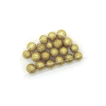 Glitteres golyó 20 db/cs arany