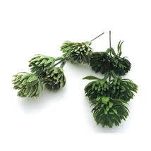 Selyemvirág gömb levelű ág világoszöld