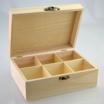 Teafilter tartó, 6 rekeszes 19,5*13,9*7,5 cm