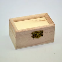 Doboz, fa mini - peremes 8,3*4,5*4 cm