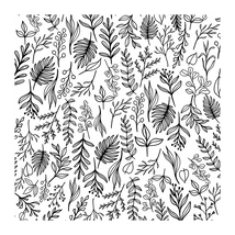 Transzfer papír süthető gyurmához leveles ágak