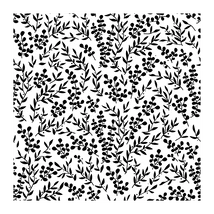 Transzfer papír süthető gyurmához leveles ágak fekete