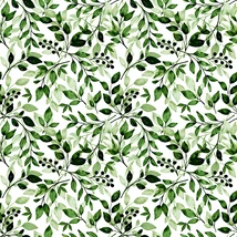 Transzfer papír süthető gyurmához leveles ágak zöld