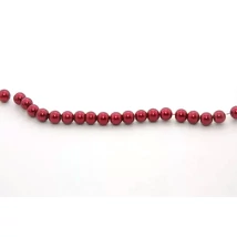 Viaszgyöngy füzér,  bordó (8 mm szemek)