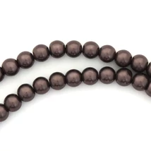 Viaszgyöngy füzér,  óarany (4 mm szemek)