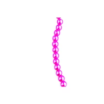 Viaszgyöngy füzér,  pink (10 mm szemek)