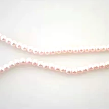 Viaszgyöngy füzér,  púder rózsaszín (10 mm szemek)