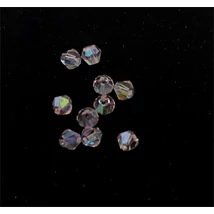 Csiszolt kúpos gyöngy AB 4 mm, rózsaszín 100 db/cs