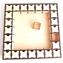 Adventi naptár fiókokkal 410*410*50 mm fiókok összeszerelve 