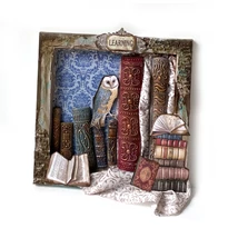 3D vászonkép könyvtár