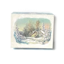 Teásdoboz téli táj