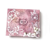 Teásdoboz rózsaszín