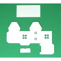 Házikó közepes nagy ablakkal