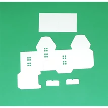 Házikó közepes íves ajtóval